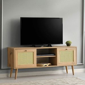 Comoda TV, Kalune Design, Letoon 140, 140x60x40 cm, Stejar imagine