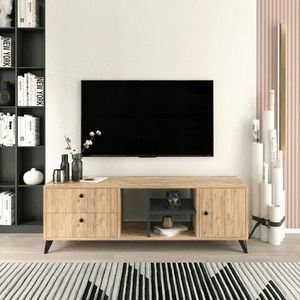 Comoda TV, Lacivert, Onay, 150x55x40 cm, Stejar imagine
