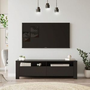 Comoda TV, Locelso, LC1, 140x41.8x40 cm, Negru imagine