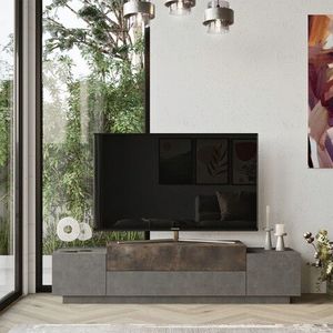 Comoda TV, Locelso, FD1, 160x38.7x37.3 cm, Bronz imagine