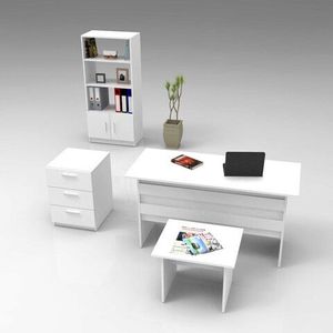 Set mobilier de birou, Locelso, VO11, Alb imagine