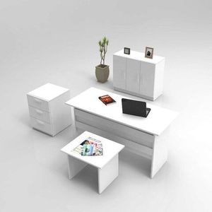 Set mobilier de birou, Locelso, VO12, Alb imagine