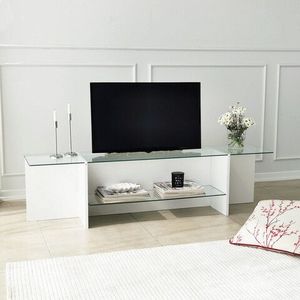 Comoda TV, Neostill, Escape, 158x40x35 cm, Alb imagine