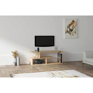 Comoda TV, Puqa Design, Cafu, 100x40x29.6 cm, PAL, Maro imagine