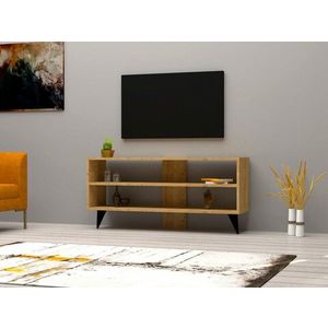 Comoda TV, Puqa Design, One, 120x50x29.6 cm, PAL, Stejar imagine