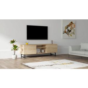 Comoda TV, Puqa Design, Tugi, 150x50x40 cm, PAL, Maro imagine