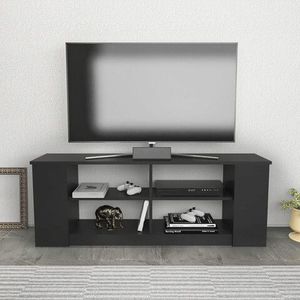 Comoda TV, Retricy, Space, 140x35x51.8 cm, PAL, Antracit imagine