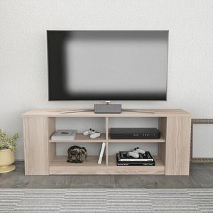 Comoda TV, Retricy, Space, 140x35x51.8 cm, PAL, Maro imagine