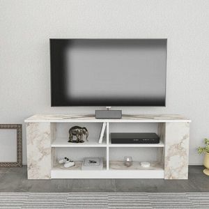 Comoda TV, Retricy, Space, 140x35x51.8 cm, PAL, Alb imagine