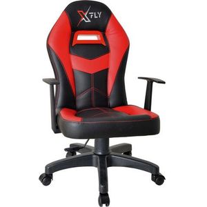 Scaun de birou, Seatix, XFly Machete, 60x113x43 cm, Poliuretan, Roșu/Negru imagine