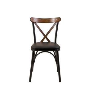 Scaun, Vella, Oliver Chair, 46x87x48 cm, PAL, Negru imagine