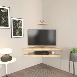 Comoda TV, Zena Home, Mensi, 120x5x49 cm, PAL, Stejar imagine