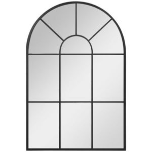 Oglinda de perete moderna HOMCOM arcuita, 91x60cm oglinzi fereastra | AOSOM RO imagine