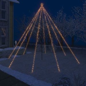 vidaXL Cascadă de lumini pom Crăciun 5 m interior/exterior 800 leduri imagine