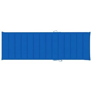 vidaXL Pernă de șezlong, albastru regal, 200x60x3 cm, textil oxford imagine