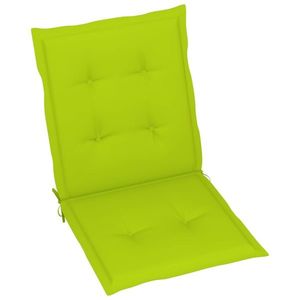 vidaXL Perne cu spătar mic, 4 buc., verde, 100x50x3 cm, textil oxford imagine