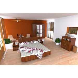 Dormitor Napoli cu pat 160x200 cm imagine