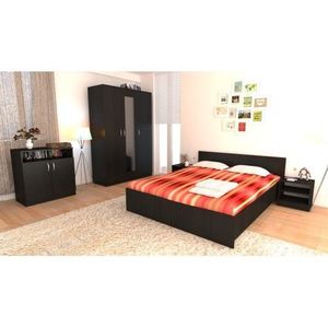 Dormitor Soft Wenge cu pat 160x200 cm imagine