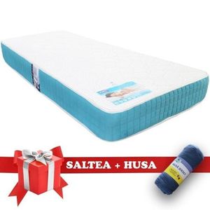 Set Saltea Memory Foam Saltex 900x2000 + Husa cu elastic imagine