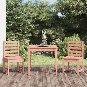 vidaXL Set bistro de grădină, 3 piese, lemn masiv douglas imagine