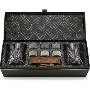 Set pahare whisky cu pietre The Connoisseur's Set - Palm Glass Edition imagine