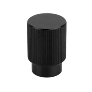 Buton pentru mobila Arpa, finisaj negru periat, D: 22 mm imagine