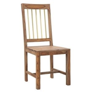 Set 2 scaune Elegant, Mauro Ferretti, 45x50x100 cm, lemn de sheesham, natural imagine