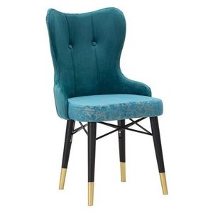 Set 2 scaune Kelebek, Mauro Ferretti, 52x60x95 cm, fier, turcoaz imagine