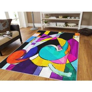 Covor, ym (136), 80x140 cm, Poliester, Multicolor imagine
