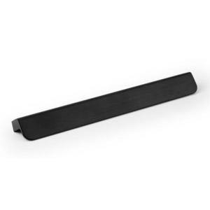 Maner pentru mobila Flapp Aluminium, finisaj negru periat, L: 350 mm imagine