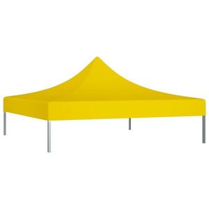 vidaXL Acoperiș pentru cort de petrecere, galben, 3 x 3 m, 270 g/m² imagine