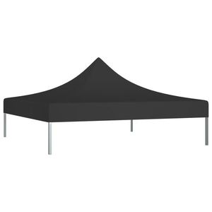 vidaXL Acoperiș pentru cort de petrecere, negru, 3 x 3 m, 270 g/m² imagine