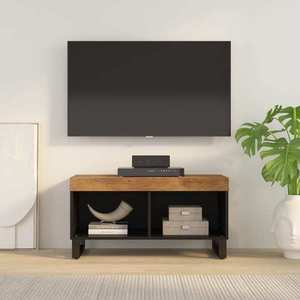 vidaXL Comodă TV, 85x33x43, 5 cm, lemn masiv de mango imagine