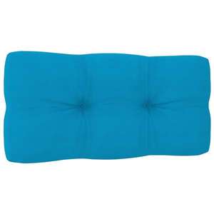 vidaXL Pernă pentru paleți, albastru, 80x40x12 cm, material textil imagine