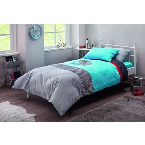 Set lenjerie de pat pentru o persoana Young, Biconcept Blue (160x220 Cm), Çilek, Bumbac imagine