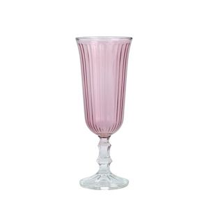 Pahar pentru sampanie Blush din sticla roz 120 ml imagine
