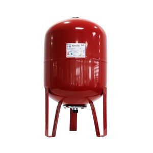 Vas expansiune termic Fornello 50 litri, vertical, cu picioare, culoare rosu, presiune maxima 10 bar, membrana EPDM imagine