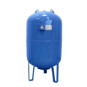 Vas expansiune pentru hidrofor Fornello 300 litri, vertical, cu picioare si manometru, culoare albastru, presiune maxima 10 bar, membrana EPDM imagine