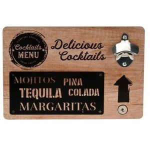 Desfacator Delicious Cocktails, 30x20x4 cm, MDF imagine