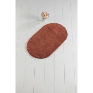 Covoras de baie, Chilai, Colors of Oval, 60x100 cm, Acril, Caramida rosie imagine
