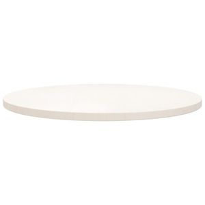 vidaXL Blat de masă, alb, Ø70x2, 5 cm, lemn masiv de pin imagine