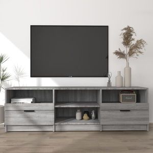 vidaXL Comodă TV, sonoma gri, 150x33, 5x45 cm, lemn prelucrat imagine
