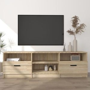 vidaXL Comodă TV, stejar sonoma, 150x33, 5x45 cm, lemn prelucrat imagine