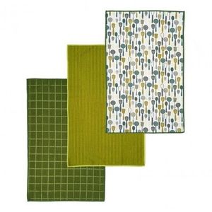 Set 3 prosoape pentru bucatarie Tools, Heinner, 45x70 cm, poliester, verde imagine