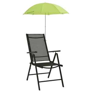 vidaXL Umbrele pentru scaun de camping, 2 buc., verde, 105 cm imagine
