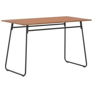 vidaXL Set mobilier bucătărie, 5 piese, maro, placaj solid & oțel imagine