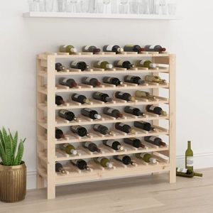vidaXL Suport de vinuri, 109, 5x30x107, 5 cm, lemn masiv de pin imagine