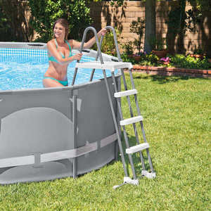 Intex Scară de siguranță pentru piscină în 4 trepte, 122 cm imagine