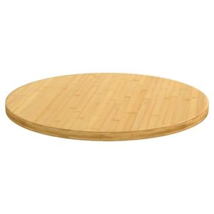 vidaXL Blat de masă, Ø70x2, 5 cm, bambus imagine