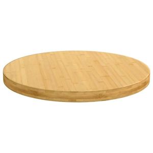 vidaXL Blat de masă, Ø70x4 cm, bambus imagine